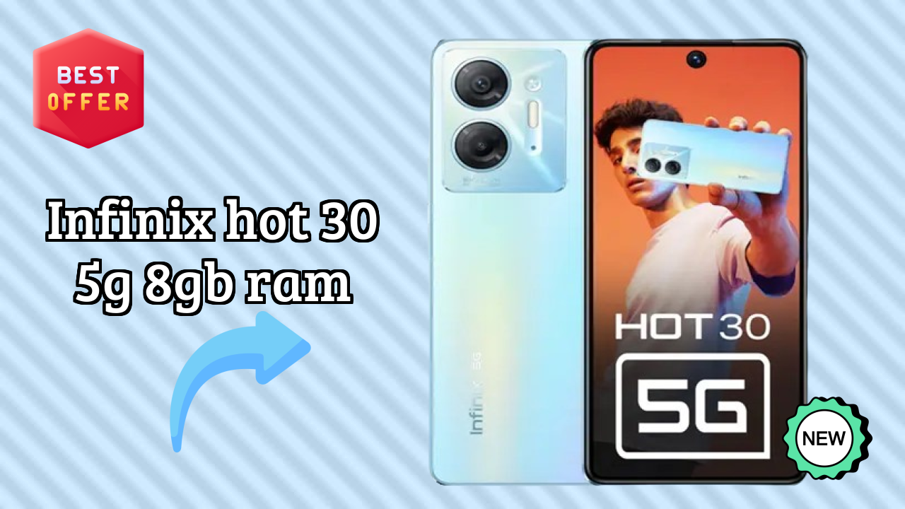 Infinix Hot 30 5G 8GB RAM Display Technology: IPS LCD Quality