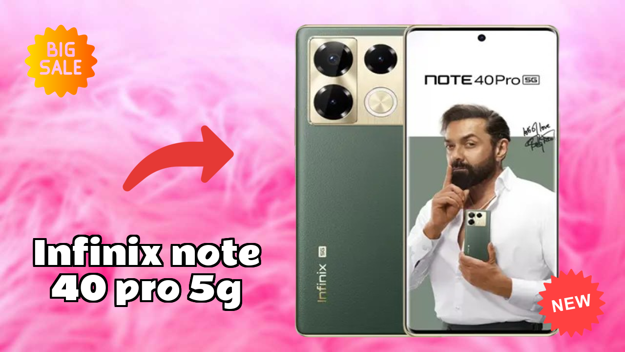 Infinix Note 40 Pro 5G at ₹21,999 - Best Features Highlighted