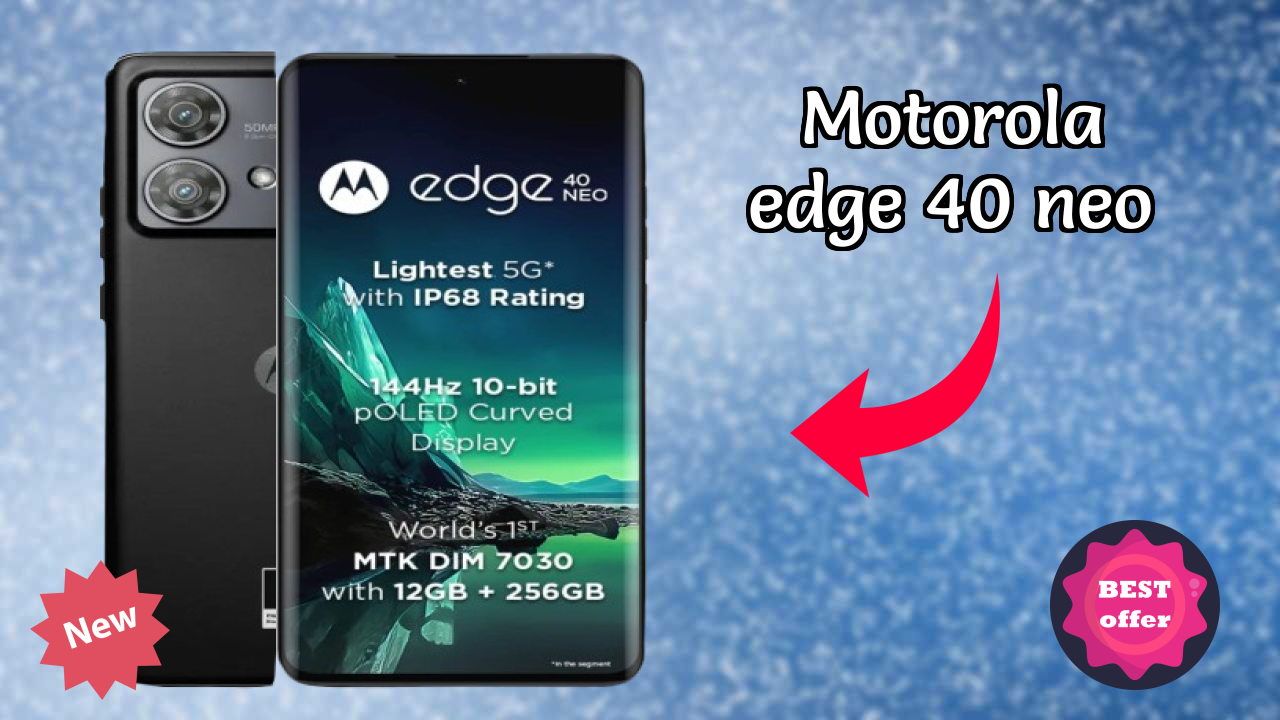 Motorola Edge 40 Neo Display Technology: 6.55 Inches (16.64 Cm) Screen