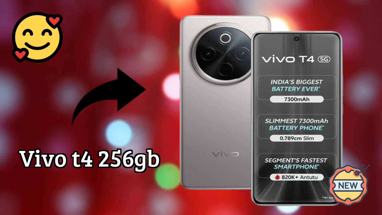 Vivo T4 256GB at ₹23,279 - Complete Specifications List