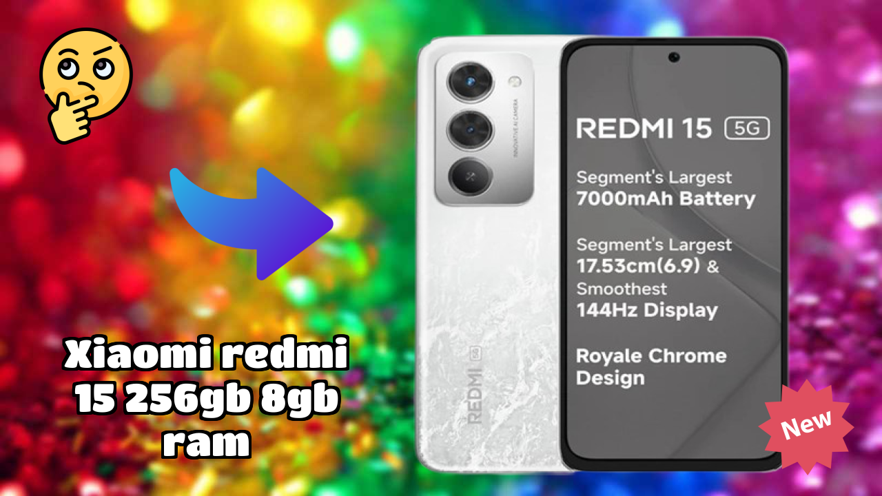 Xiaomi Redmi 15 256GB 8GB RAM Display Analysis: 6.9 Inches (17.53 Cm) Screen